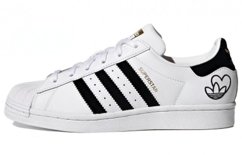 Adidas Originals Superstar Heat Logo White Women's