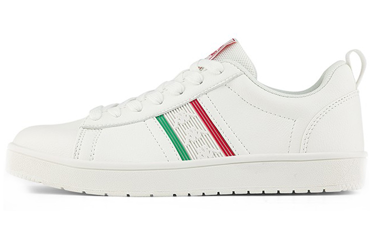 Kappa Low-Top Skateboard Shoes Unisex White