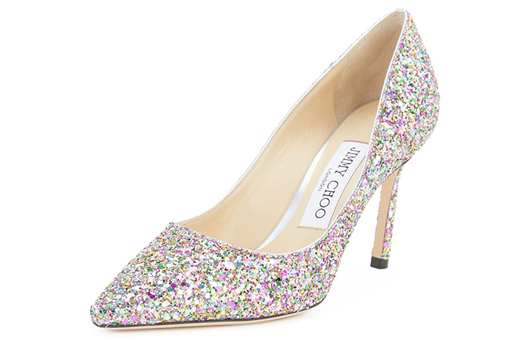 Jimmy Choo ROMY 85 Slim Heel High Heels Women's Multicolor