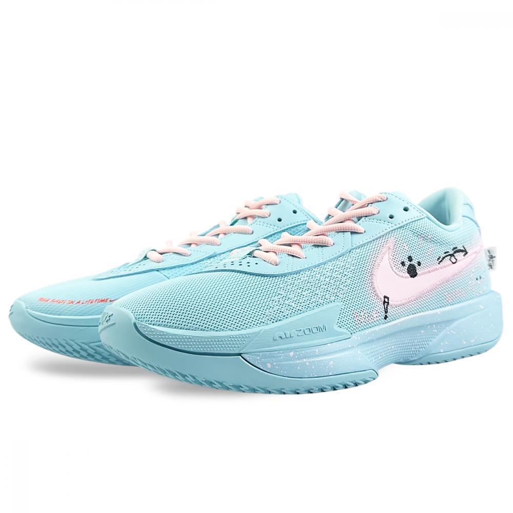 Nike Air Zoom G.T. Cut Academy Cushioning Wear-Resistant Low-Top Basketball Shoes Unisex Blue Pink Asian Version купить в интернет-магазине Yoocart с быстрой доставкой по России.