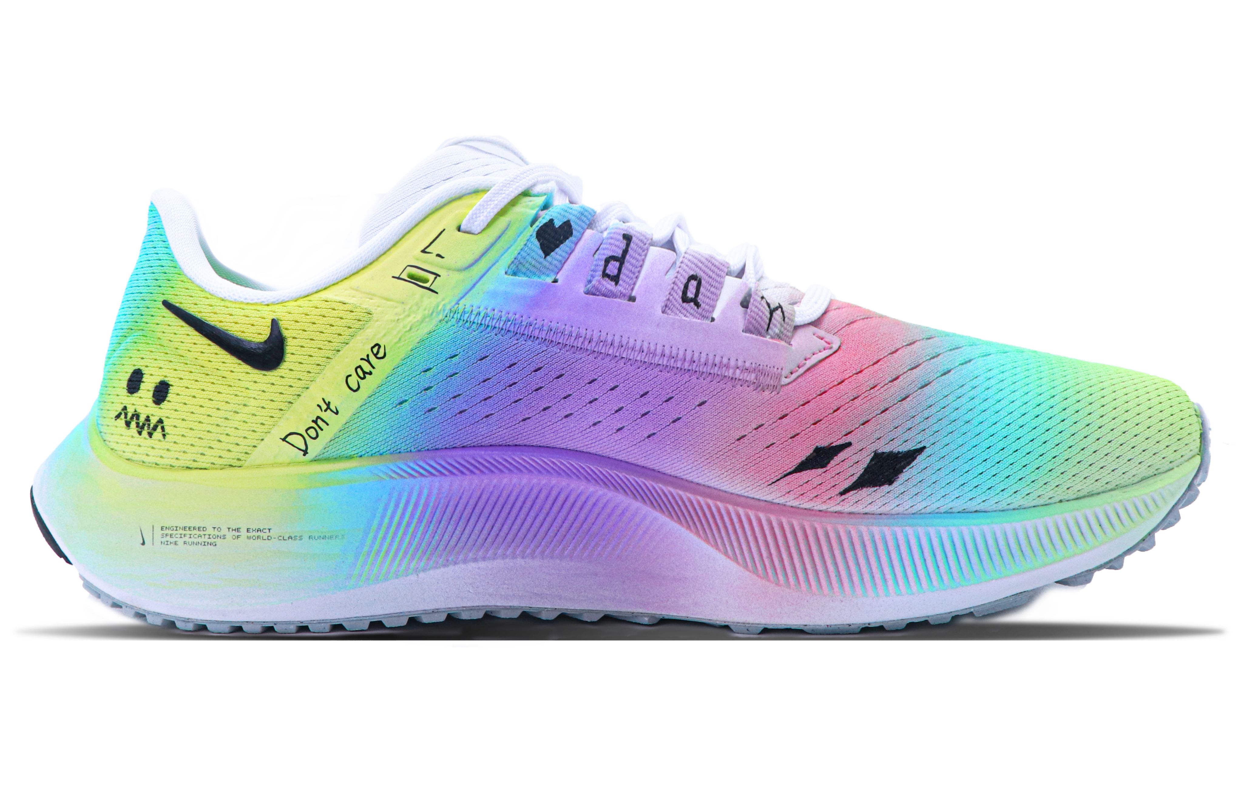 Nike Pegasus 38 Cushioned Slip-Resistant Abrasion-Resistant Low-Top Casual Running Shoes Men's Multicolor