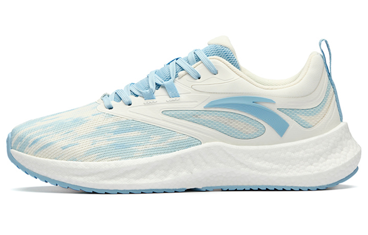 Anta Martian Foam Breathable Lightweight Low-Top Running Shoes Men's White Blue