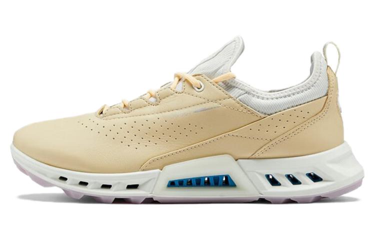 Ecco Cushioning Anti-Slip And Wear-Resistant Low-Top Golf Shoes Women's Yellow White