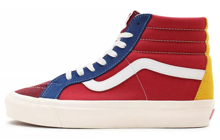 Vans SK8 Hi 38 DX Anaheim Factory-Red Blue