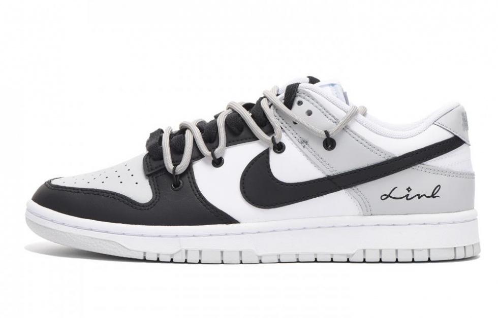 Nike Dunk Skateboard Shoes Men Low-Top Black