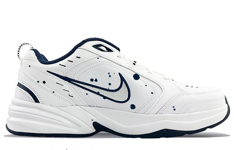 Nike Air Monarch 4 Anti-Slip And Wear-Resistant Height Increasing Low-Top Chunky Sneakers Unisex Navy Blue купить в интернет-магазине Yoocart с быстрой доставкой по России.