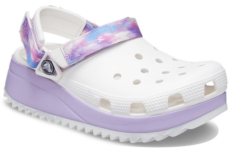 Crocs Classic Casual Unisex White Purple Sandals 'White Purple' купить в интернет-магазине Yoocart с быстрой доставкой по России.