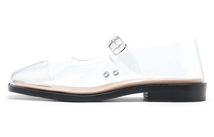 Maison Margiela Tabi Stylish Skateboarding Shoes Women's Clear White