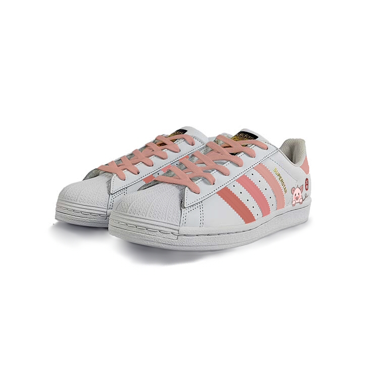 Adidas Originals SUPERSTAR Shell Head Anti-Slip Wear-Resistant Low-Top Skateboard Shoes Unisex White