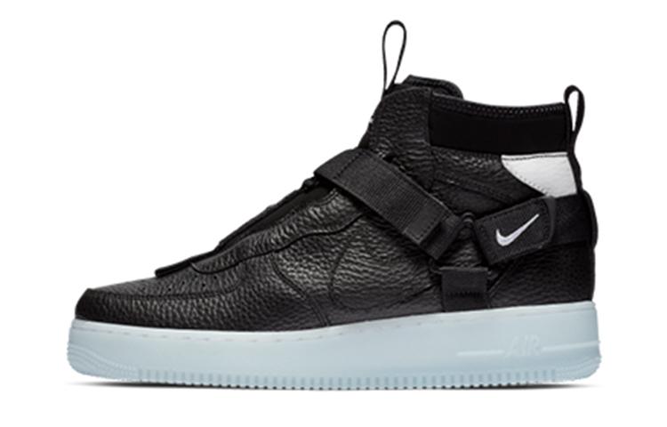 Nike Air Force 1 Mid Utility Black Half Blue