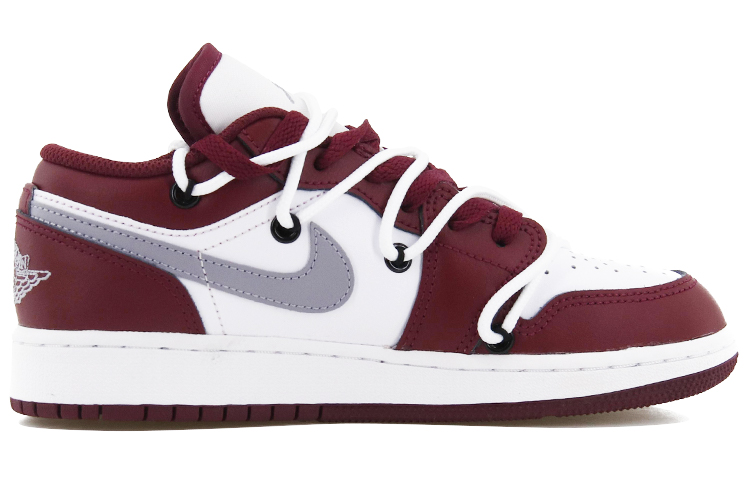 Jordan Air Jordan 1 Low Vintage Basketball Shoes GS White Red купить в интернет-магазине Yoocart с быстрой доставкой по России.