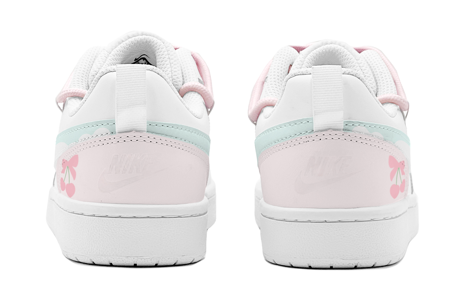 Nike Court Borough Slip Resistant Low Top Skateboard Shoes Women's Pink White купить в интернет-магазине Yoocart с быстрой доставкой по России.