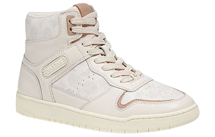 COACH High Top Stylish Skateboarding Shoes Women's White купить в интернет-магазине Yoocart с быстрой доставкой по России.