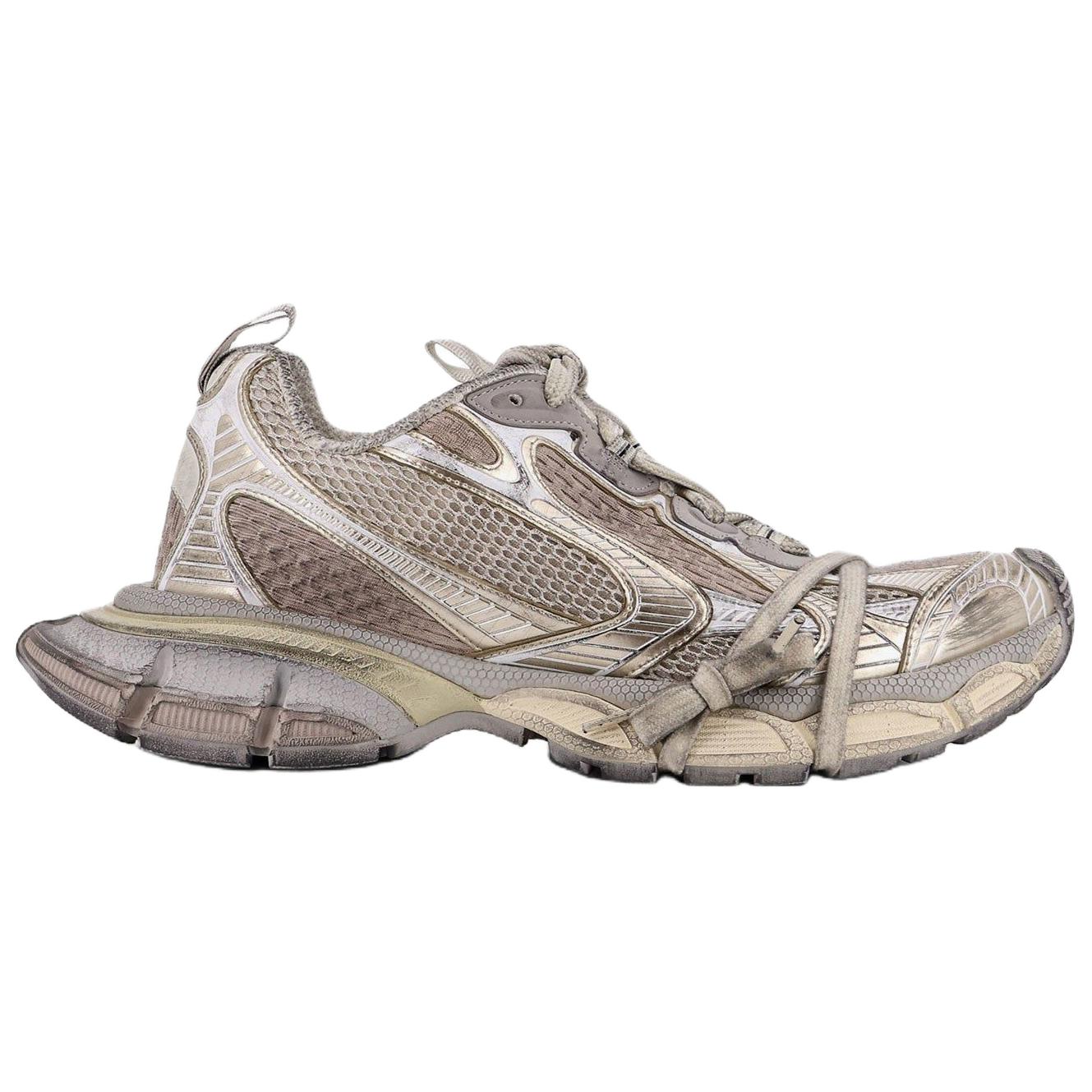 Balenciaga 3XL Low top Chunky Sneakers Men's Gray