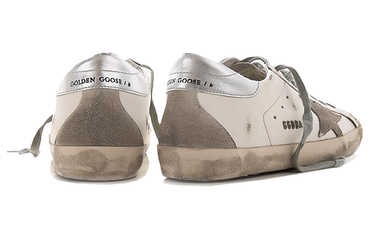 Golden Goose Super Star White Silver