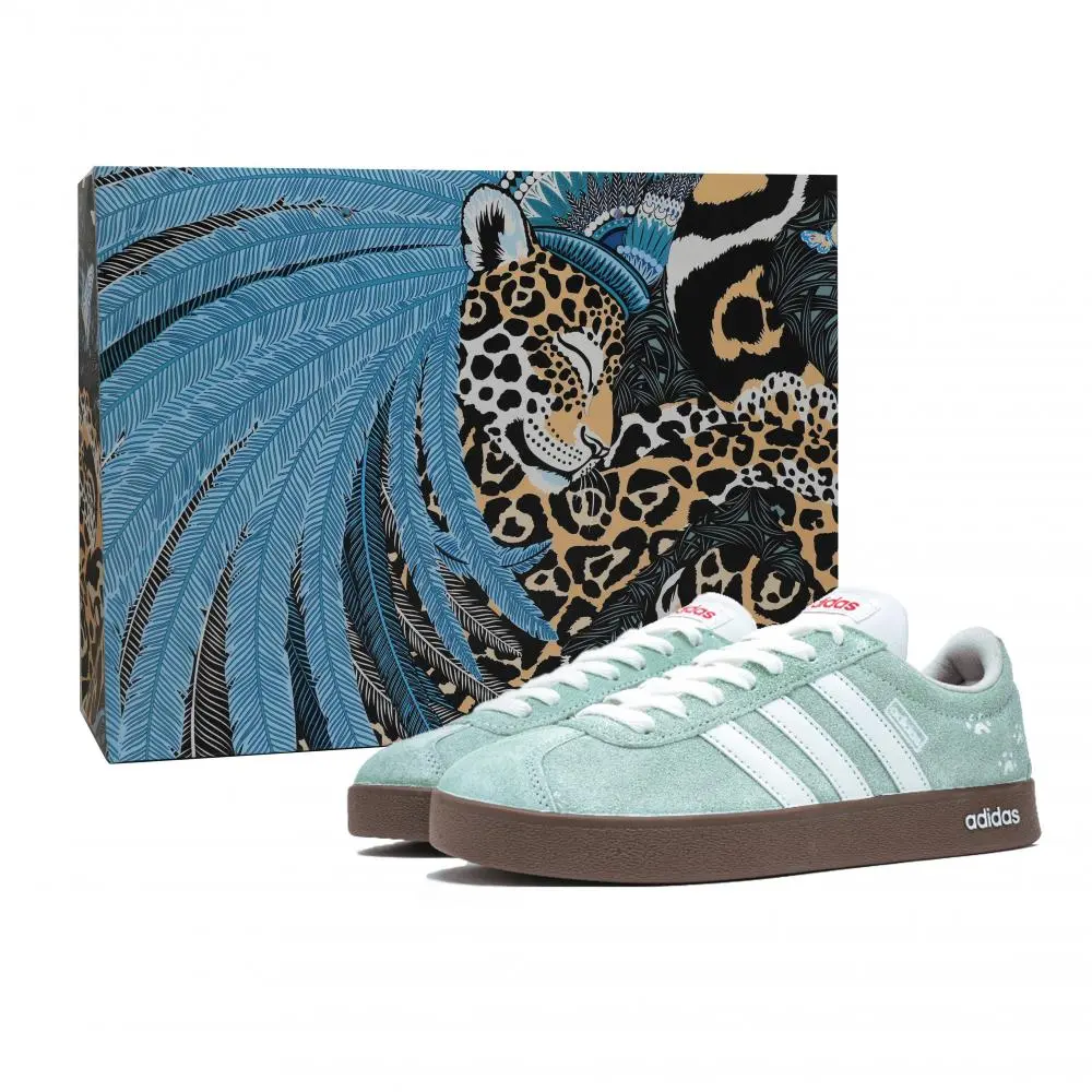Adidas Neo VL Court 2.0 Cushioning Low top Skateboard Shoes Unisex Green