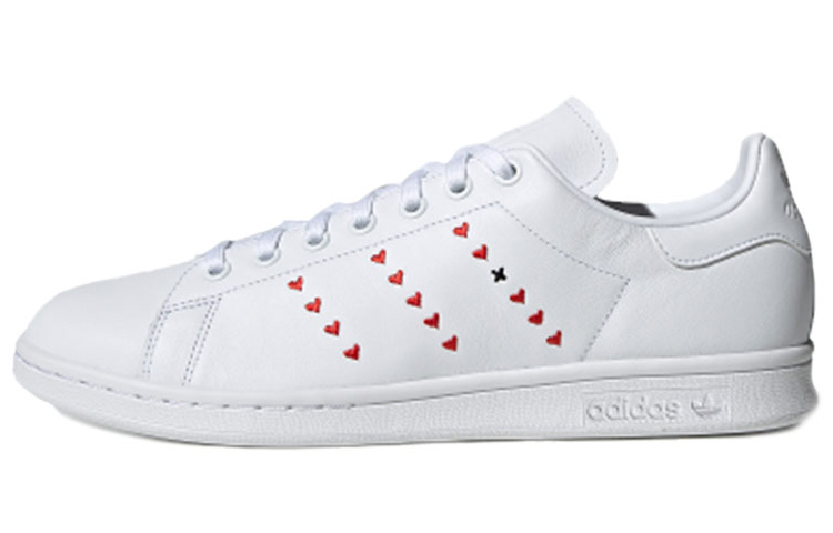 Adidas Stan Smith Heart Stripe Red