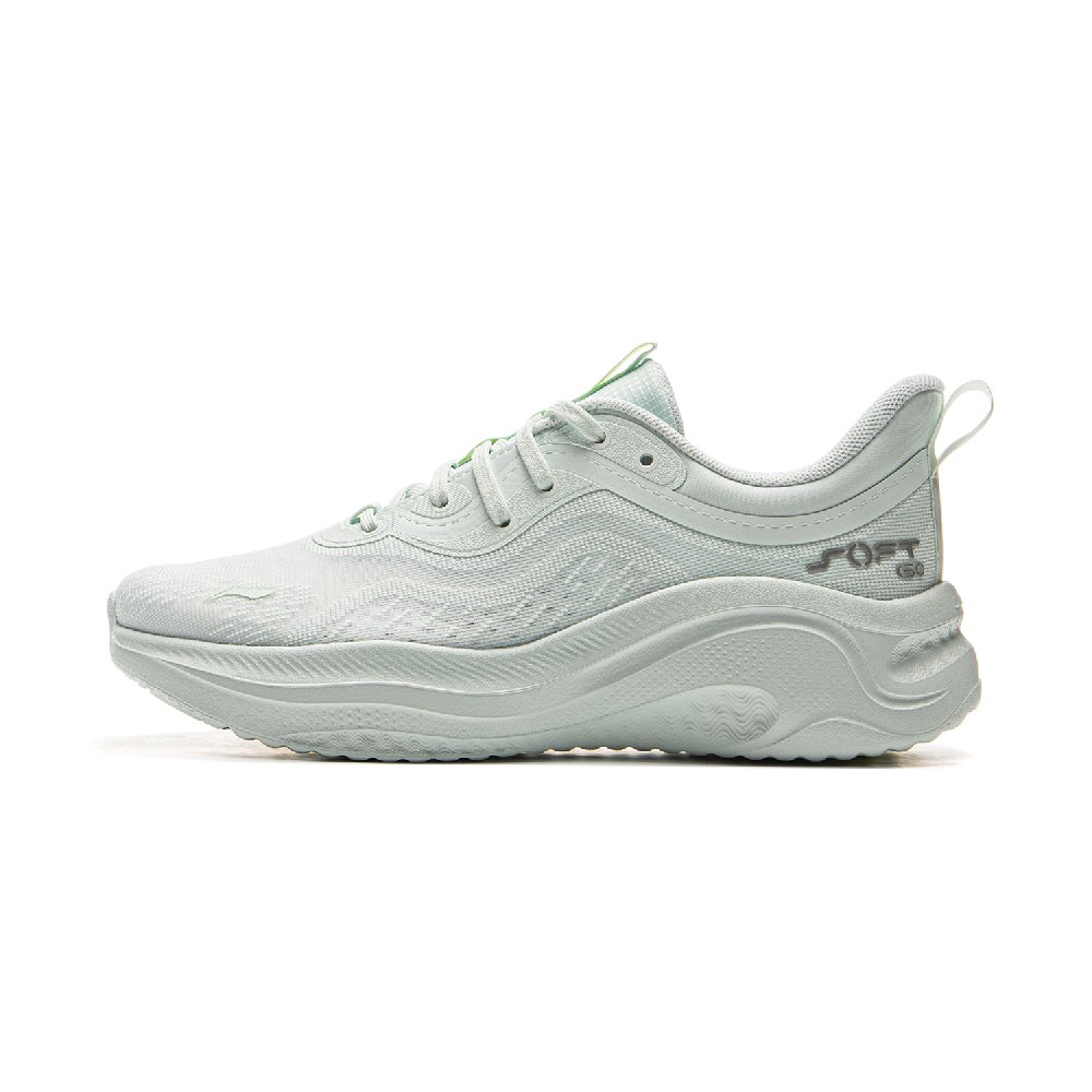 LiNing SOFT GO 2 Cushioning Abrasion Resistant Breathable Low Top Casual Shoes Women's Wavy Blue