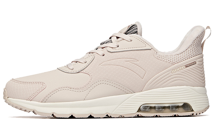 ANTA Training Shoes Women's Low Top Lotus Gray/Rose Gold/Ivory White