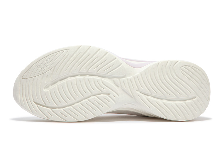 361° Shock Absorbers With Slip Resistant And Abrasion Resistant Properties Low Top Running Shoes Women's White Purple