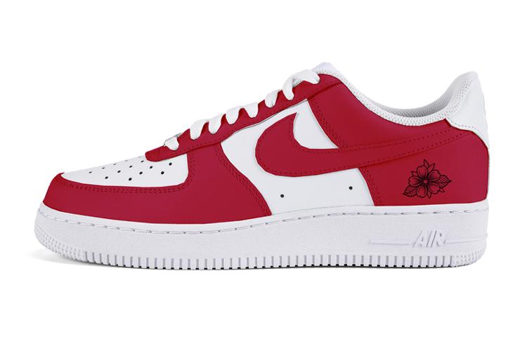 Nike Air Force 1 Low Air Force 1 Low-Top Skateboard Shoes Women's Rose Red