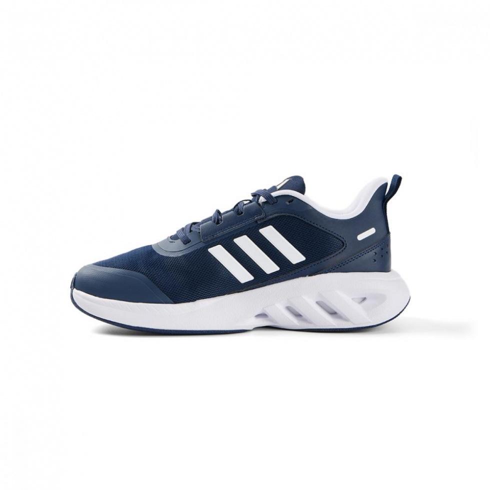 Adidas Fluidcloud Slip-Resistant Breathable Low-Top Running Shoes Unisex Blue White