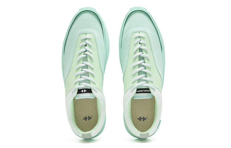 EQLZ EQUALIZER Fault Low Skateboard Shoes Unisex Neon Green Misprint