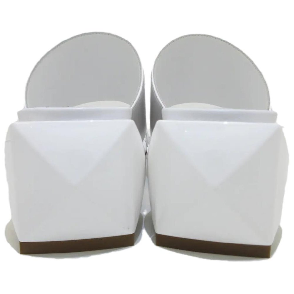 HERMES Cornelia Slide Slippers Women's White