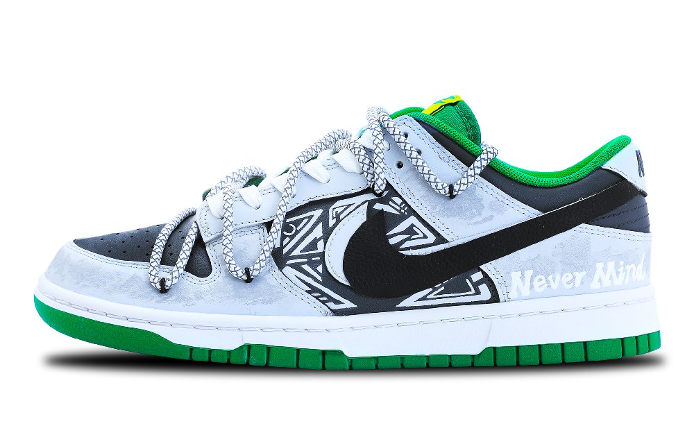 Nike Dunk Low Top Skateboard Shoes Men's Haze Gray