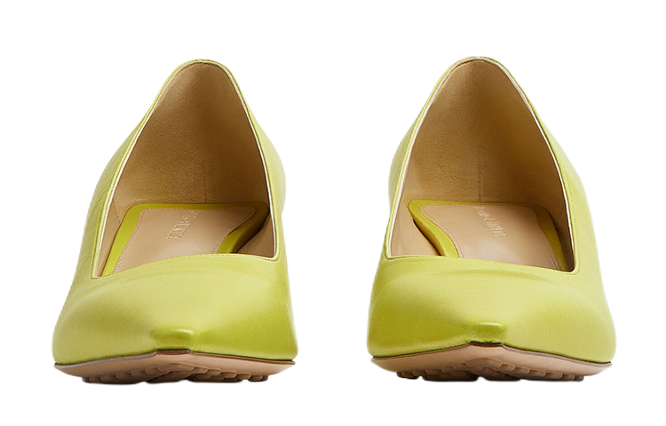 Bottega Veneta Point Cone Heel High Heels 5cm Women's Kiwi Green купить в интернет-магазине Yoocart с быстрой доставкой по России.