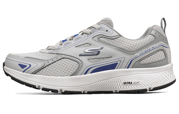 Skechers Go Run Consistent Breathable Low Top Casual Running Shoes Men's Gray
