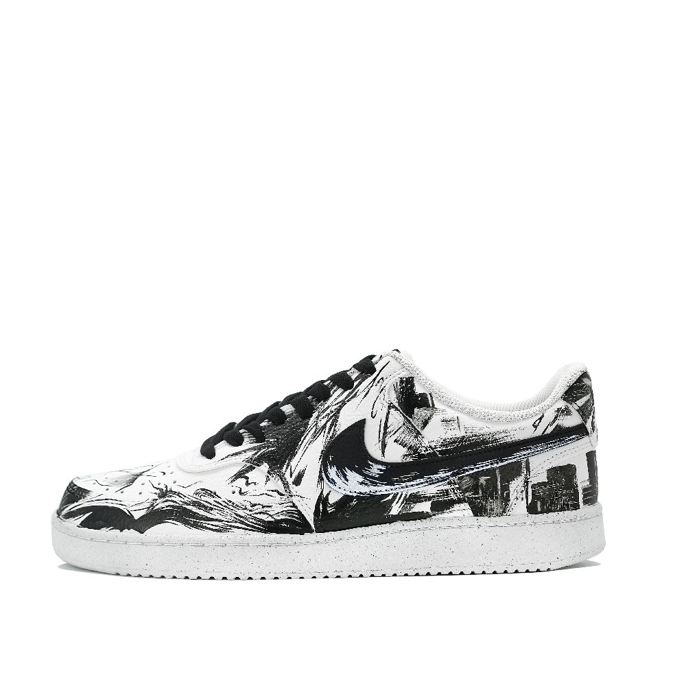 Nike Court Vision 1 Skateboard Shoes Men Low Top Black