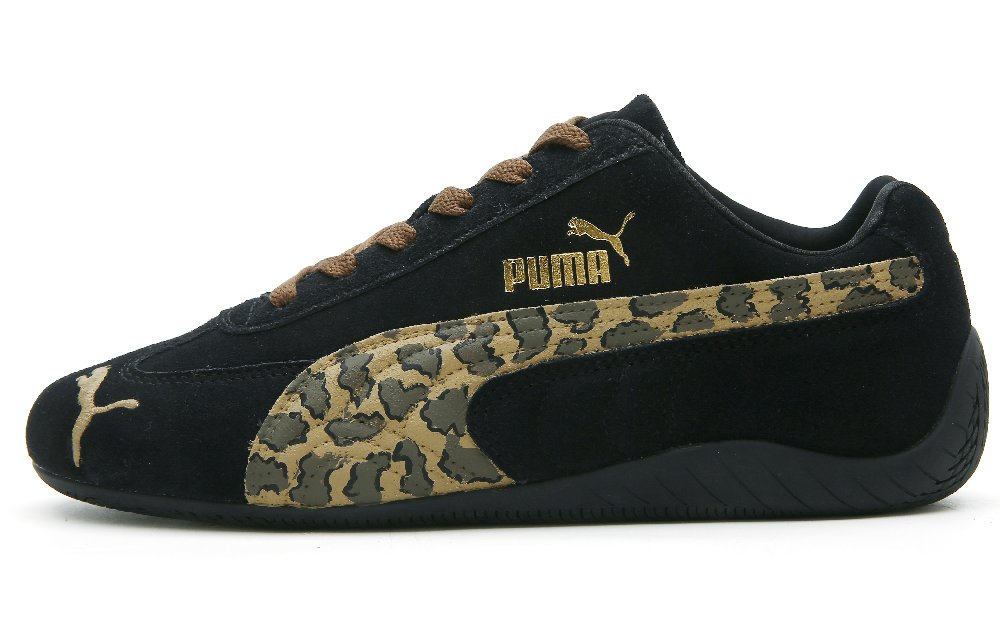 PUMA Speedcat Anti-Slip And Wear-Resistant Lightweight Low-Top Casual Shoes Unisex Black Brown