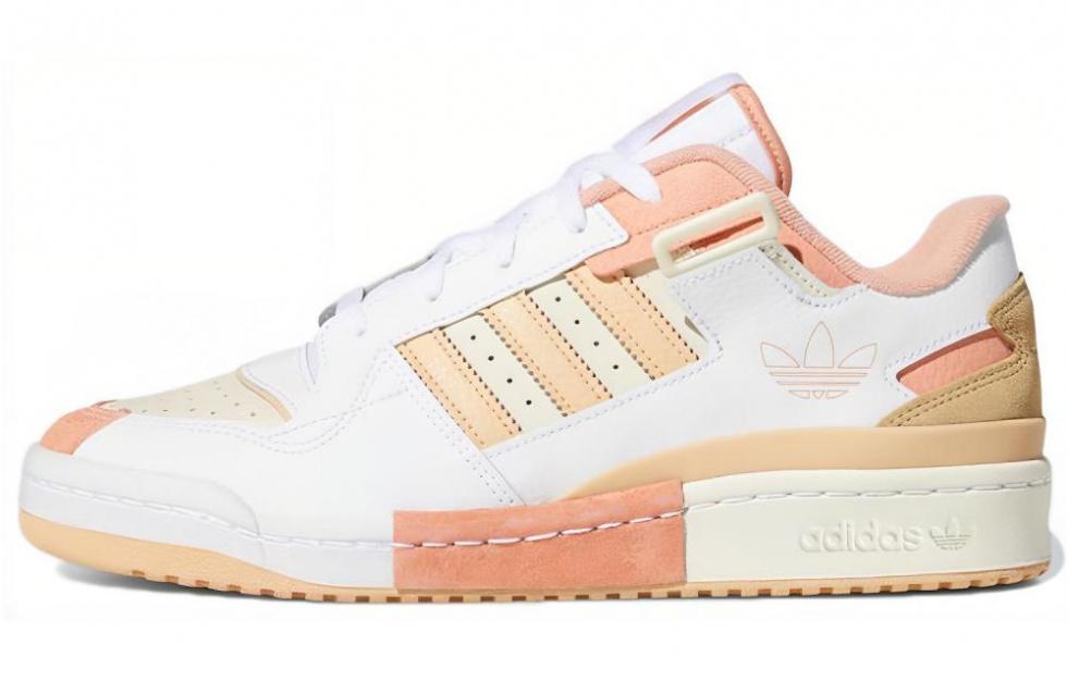 Adidas Originals Forum Exhibit Low Cream Halo Amber