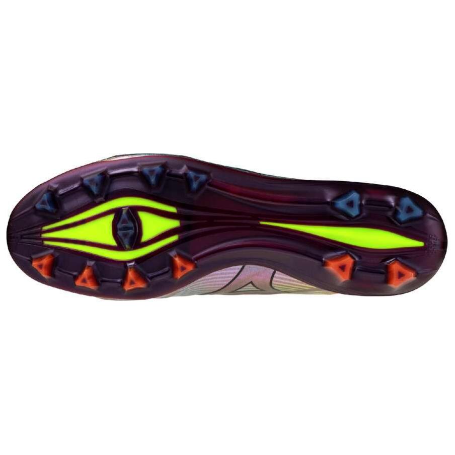 Mizuno Alpha Anti-Slip Wear-Resistant Soccer Shoes Unisex Purple
