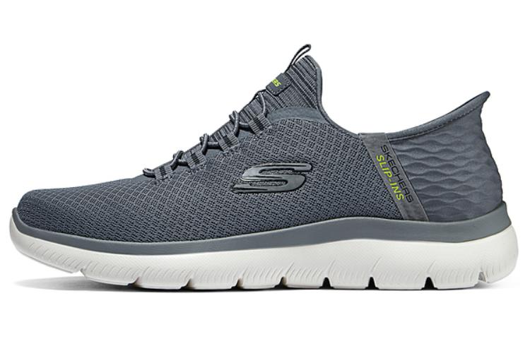 Skechers Slip Ins Slip-Ins Technology Lightweight Low-Top Casual Shoes Men's Gray
