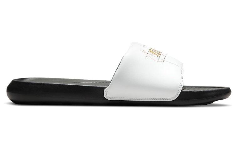 Nike Victori One Printed Slide 'White Metallic Gold' купить в интернет-магазине Yoocart с быстрой доставкой по России.