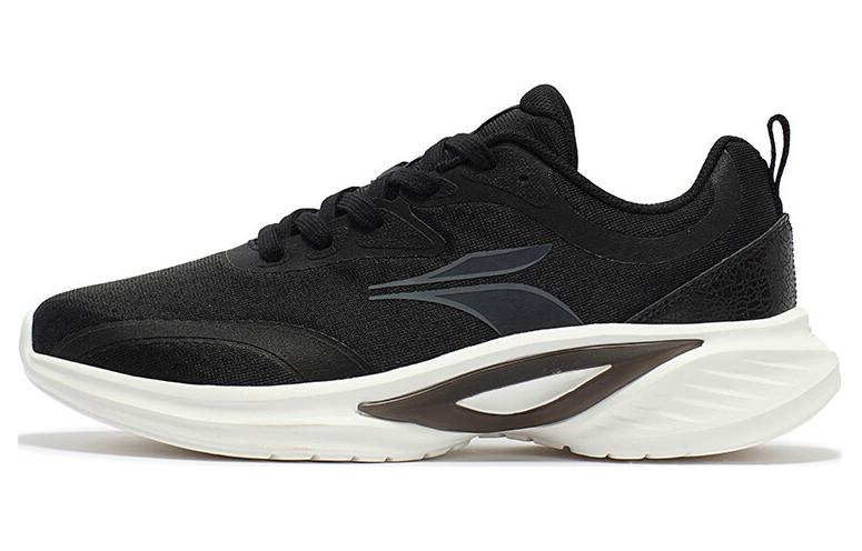 361° Cushioned Wear-Resistant Lightweight Low-Top Running Shoes Men's Black