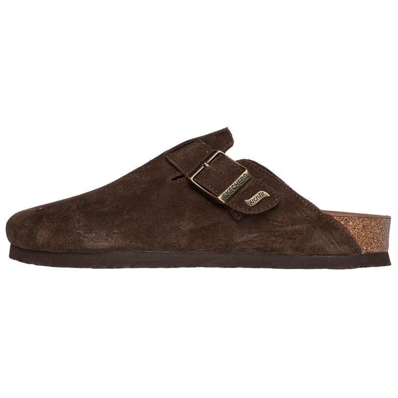 Skechers ARCH FIT GRANOLA Slip-Resistant Wrap-toe Slippers Women's Brown