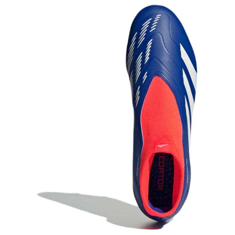 Adidas Predator League Laceless Fg Lucid Blue Cloud White Solar Red