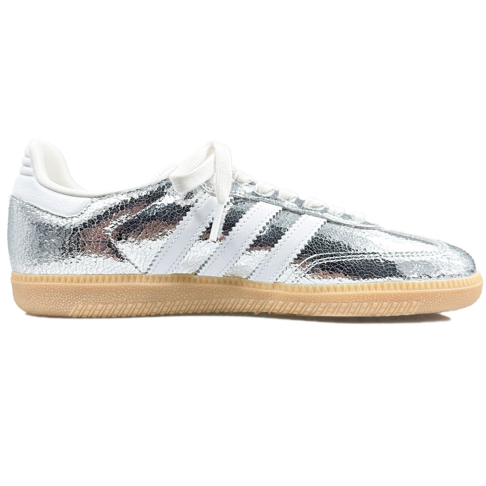 Adidas Originals SAMBA OG Low Top Skateboard Shoes Women's Silver