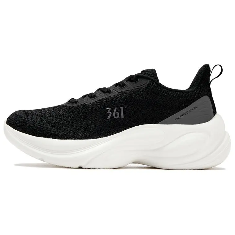 361° Cushioning, Breathable, Lightweight Low Top Casual Running Shoes Women's Black White