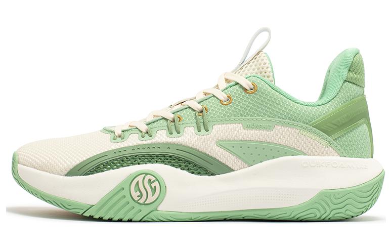 361° Abrasion Resistant Low Top Basketball Shoes Men's Green