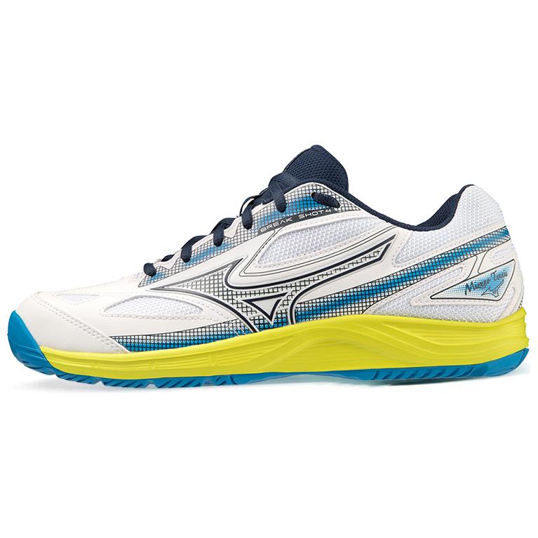 Mizuno Anti-Slip Wear-Resistant Low-Top Tennis Shoes Men's White Blue купить в интернет-магазине Yoocart с быстрой доставкой по России.