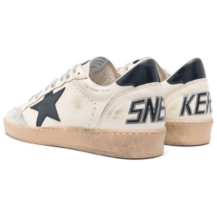 Golden Goose Ball Star Low top Skateboard Shoes Men's White