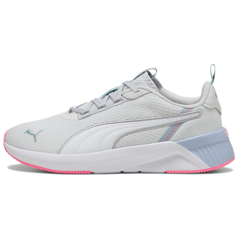 PUMA Softride Anti Slip Wear Resistant Low Top Running Shoes Women's Gray White