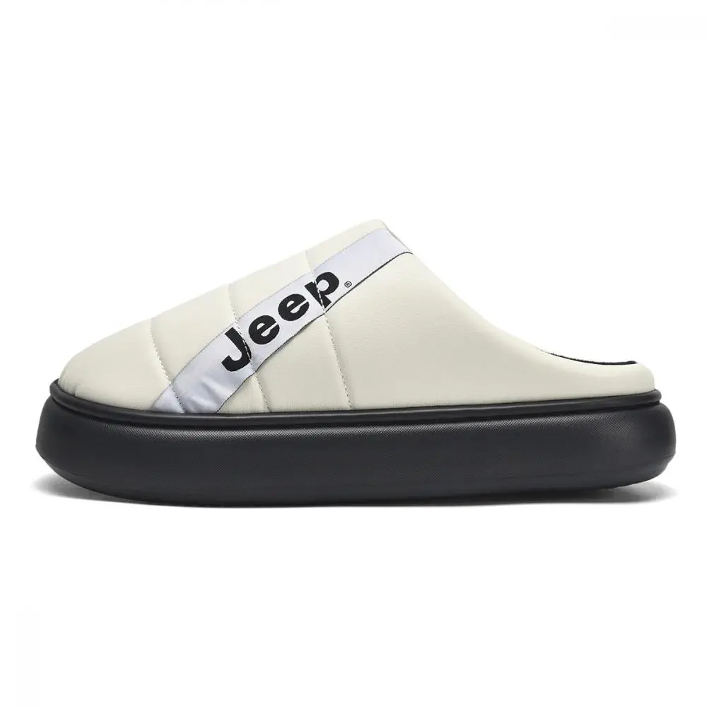 Jeep Wrap-toe Slippers Men's White