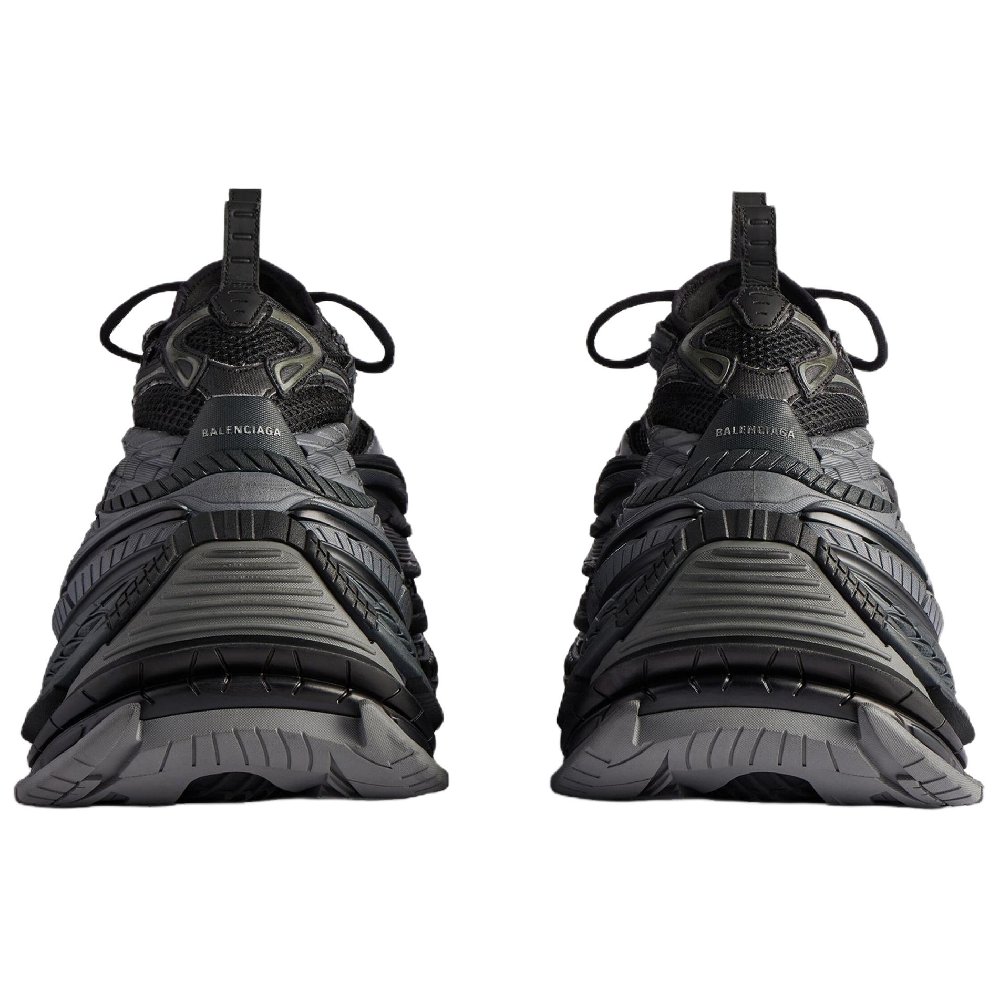 Balenciaga Platform Reduced Low Top Chunky Sneakers Men's Black Gray