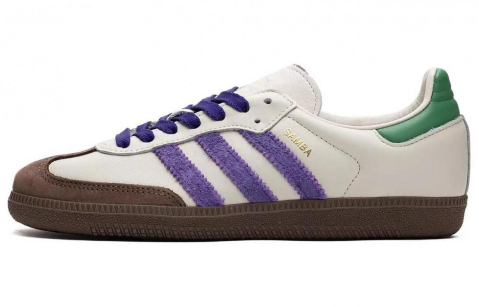 Adidas Samba OG Off White Core Purple Green Brown Women's