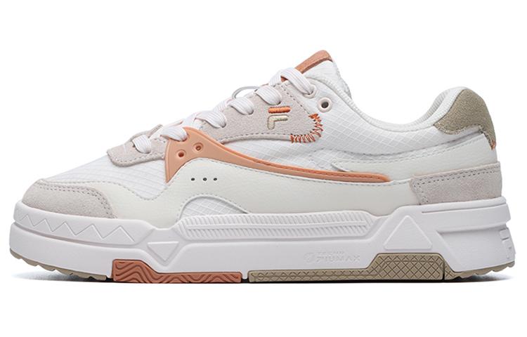 FILA FUSION Low Top Skate Sneakers 'White Orange' Women's